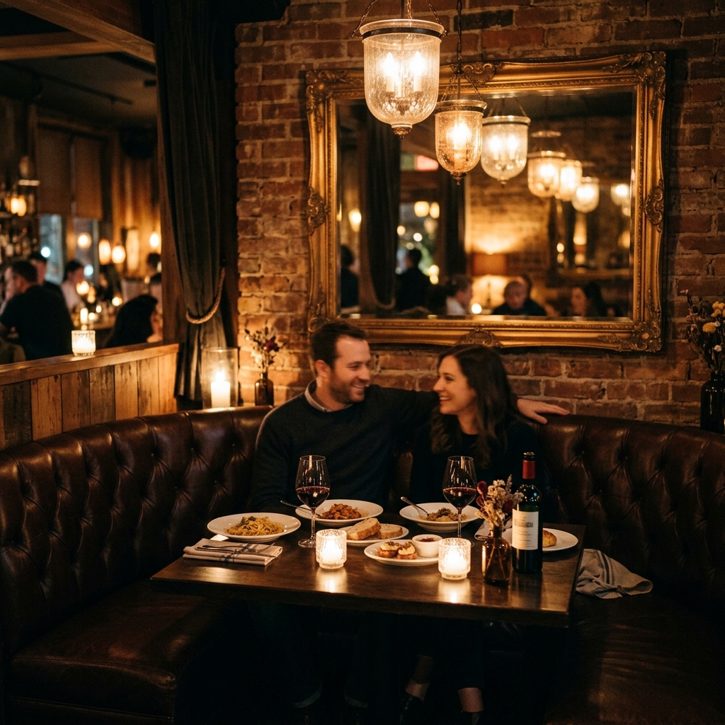 Romantic Candlelit Setting